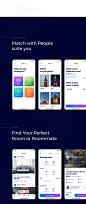 UI Kits : Stacy is a mobile app, makes it easy for you to find apartments, rooms, house,...and roommates in your next city. Using this roommate and apartment finder app, you can look for the most compatible roommates, rooms and apartments for rent. Have y