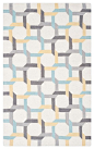 Martha Stewart Living Kids Color Chain Area Rug - 8'X10', Zinc traditional-kids-rugs