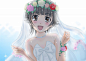 Tags: Anime, H. I. T, To Aru Majutsu no Index, Uiharu Kazari, Wedding Dress