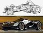 Car drawing and rendering by Scott Robertson