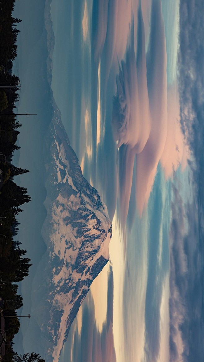 雷尼尔山透镜状云的延时视频，华盛顿 (©...