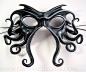 Cthulhu mask, metallic black and silver by ~shmeeden on deviantART