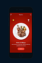 Steak app-美食类手机端APP界面设计封面大图