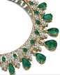 Emerald and diamond necklace, Van Cleef & Arpels.