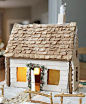 糖玩意儿圣诞节手工制作的小房子饼干