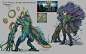 Telos, Neil Richards : Telos about it... A project for a high level boss in RuneScape called Telos. Originally an Anima knight for the world.
All the different versions - gives you an idea of what goes into a project that is made on the go.
Each one has t