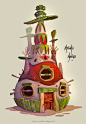 Piñata house, Charlène Le Scanff (AKA Catell-Ruz) : Personal work