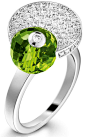 Piaget Limelight Cocktail Ring - White Tonic with Olive