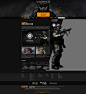 Website for Warface FPS Online : Creation of website for the FPS Online Warface. May 2013.