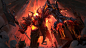 General 7680x4320 nasus Nasus (League of Legends) Infernal League of Legends Riot Games Wild Rift League of Legends: Wild Rift 4K digital art GZG