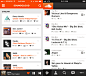 Soundcloud iOS 7 Redesign
http://dribbble.com/shots/1183274-SoundCloud-iOS-7-Freebie?list=searches&tag=ios_7