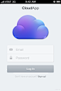 Cloudier App Landing 云应用界面设计