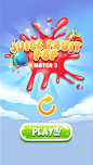 Juice Fruit Pop game interface on Behance