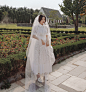 wedding dress for girls *160cm 搭配参考