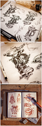 Lovely Sketch Collection on Instagram by Ink Ration-UI中国-专业界面设计平台