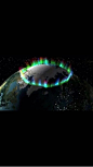 豆瓣       从宇宙空间站看到的地球上的北极光。Cool  ! NASA by Carolina de Heine
