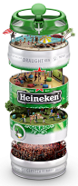 Heineken keg on Behance