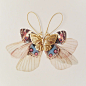 美腻了的 #蝴蝶耳环# 来自土耳其的首饰设计师Derya Aksoy