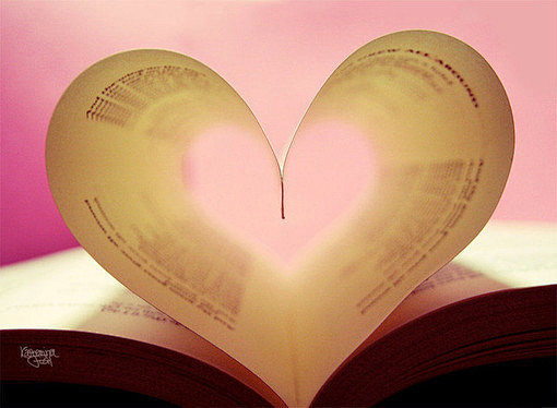 桃心、书、粉色、爱