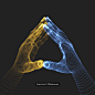 创意粒子科技未来点线手势人工智能手模型矢量素材EPS源文件 37i06131701 矢量素材 科技