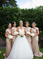 Bridal party style. love!