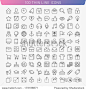 100 thin line icons for web and ...