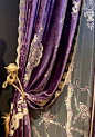 Purple draperies