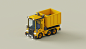 3D car Magicavoxel Render Truck Vehicle voxel