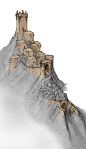 Dwarven City dwarf castle mountains map cartography | Create your own roleplaying game material w/ RPG Bard: www.rpgbard.com | Writing inspiration for Dungeons and Dragons DND D&D Pathfinder PFRPG Warhammer 40k Star Wars Shadowrun Call of Cthulhu Lord