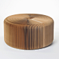 十八纸创意环保风琴式纸家具-会议会客洽谈会展展览折叠椅凳包邮 原创 设计 新款 2013