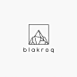 Blakroq户外公司logo设计