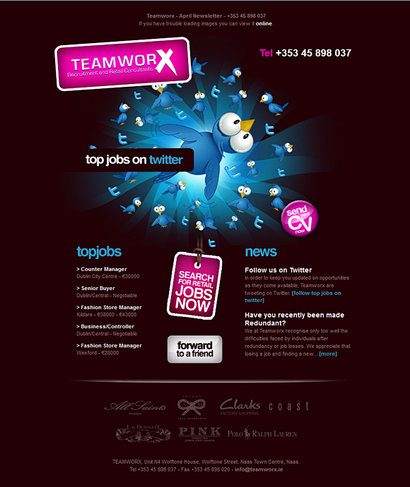 #邮件模板#Teamworx这是一封列有...