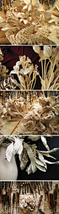 木智工坊：David Esterly 的木雕作品，他的创作深受前辈Grinling Gibbons（1648-1721）的影响。via：http://t.cn/zOSicZy