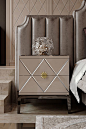 Perfect for those who have an eye on the classics but also enjoy the comforts of modern living. The Art Deco Inspired Italian Designer Lacquered Bedside Cabinet to suit both a classic or contemporary interior. Use as a bedside table as shown, modern side 