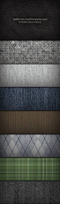 Fabric Texture and Pattern Set by WebTreatsETC
