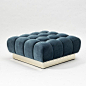 Todd Merrill Tufted Sectional Seating: 