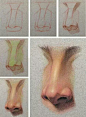 drawing facial features
