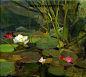 Water+Lilies+Oil+14"+x+16" (1000×893)