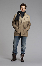Amazon.com: Adidas Originals Mens Beige ST M65 Military Jacket: Clothing