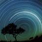 StarWalk ~ Picture Of the Day    Glowing Sky    Star trails in the southern hemisphere.