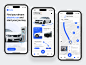 Evolta - Electric Car Mobile App by Dina Rifa for Elux Space on D