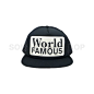 【现货】SUPREME WORLD FAMOUS MESH 5-PANEL CAP 帽子 黑色 