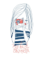 181卡通可爱日韩系女孩闺蜜情侣出游购物手绘矢量插画EPS设计素材-淘宝网