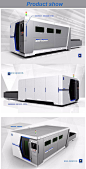 Baiwei BW-G3015 cnc fiber laser cutting machine with cover and exchange sheet and 3 years warranty