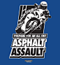 Asphalt Assault T-Shirt — SportBike T-Shirts Store $19.99  #sportbike #motorcycle #apparel #tshirt #graphic #sport #bike #tee #design #shirt #casual #sportsbike #sport #bike #Yamaha #R1