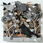 纸艺作品欣赏--来自英国的纸雕艺术家Helen Musselwhite #纸艺#