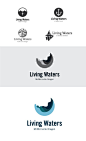 Living Waters branding on Behance | Great Church Logos | Pinterest