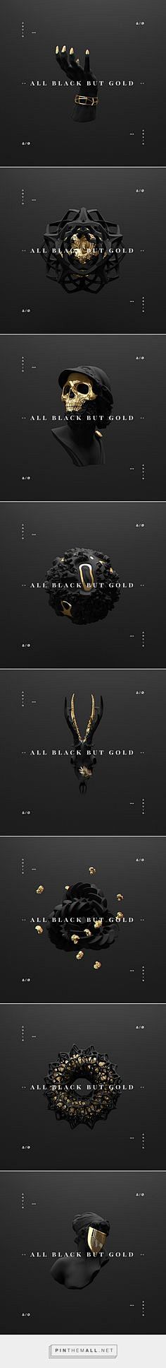 All black but gold o...