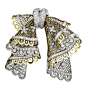 Vintage-Van-Cleef-and-Arpels-gold-and-diamond-brooch-circa-1949.jpg (640×677)