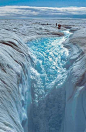 格陵兰 雅各布港冰川(Jakobshavn Glacier)..